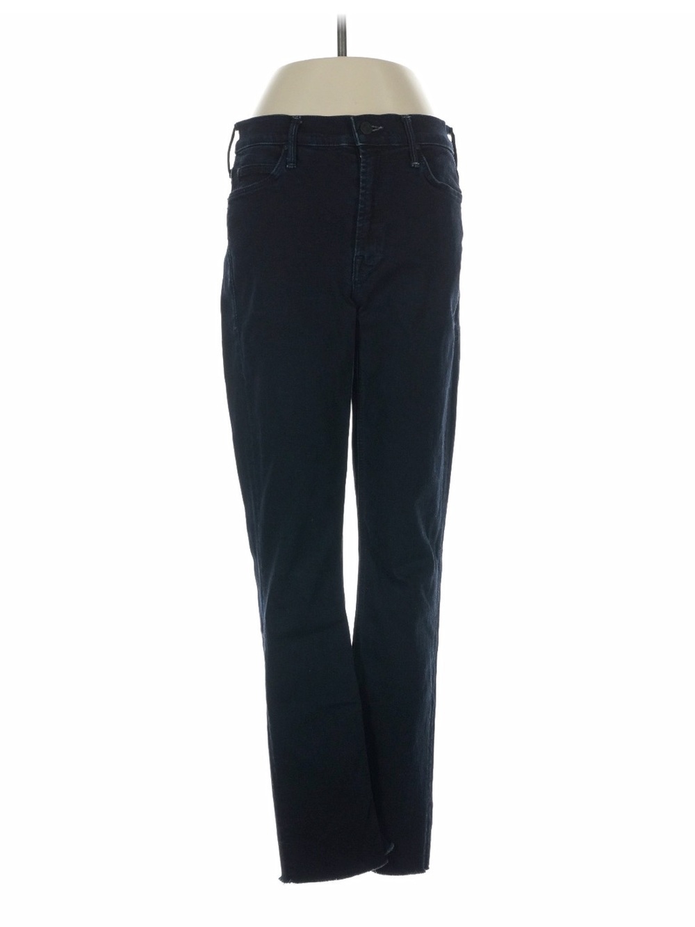 MOTHER Rise Dazzler Ankle Fray Jeans Holding Hands Size 27